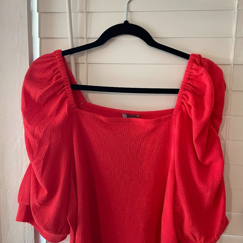 Red A-Line Top by Vince Camuto